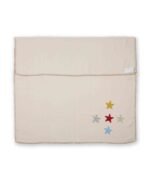 organic-manufacture- Natural Cotton Baby Blanket with Star