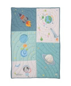 organic-manufacture- Organic Baby Handmade Digital Printed Quilt Missile