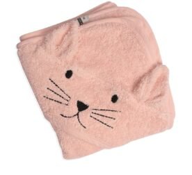 organic-manufacture- Organic Cat Baby Towel Dried Rose