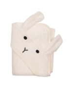 organic-manufacture- Organic Rabbit Baby Towel Ecru