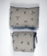 organic-manufacture- Organic Muslin Printed Baby Bed Protector Gray