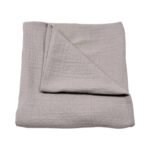 Organic Muslin Blanket Gray