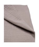 organic-manufacture- Organic Muslin Blanket Gray