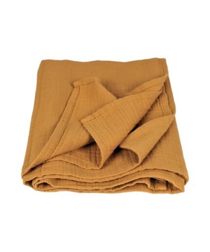 organic-manufacture- Organic Muslin Blanket Dried Rose