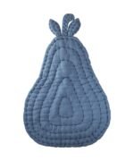 organic-manufacture- Organic Muslin Pear Playmat Indigo