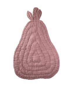 organic-manufacture- Organic Muslin Pear Playmat Pink
