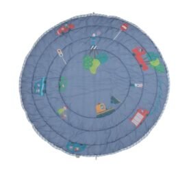 organic-manufacture- Organic Printed Poplin Playmat Traffic