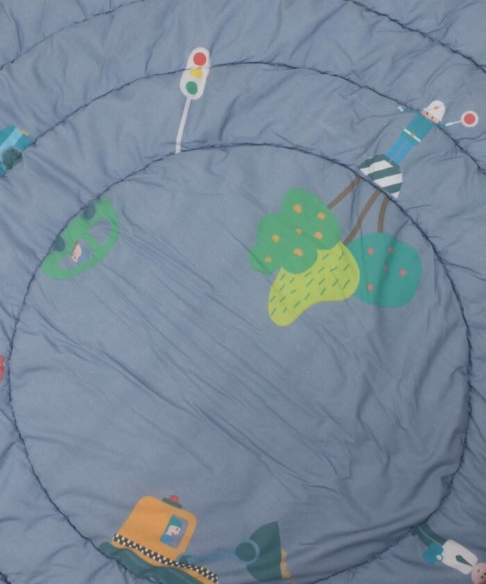 organic-manufacture- Organic Printed Poplin Playmat Traffic