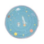 Organic Printed Poplin Playmat Space