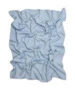 organic-manufacture- Natural Cotton Straw Blanket Blue