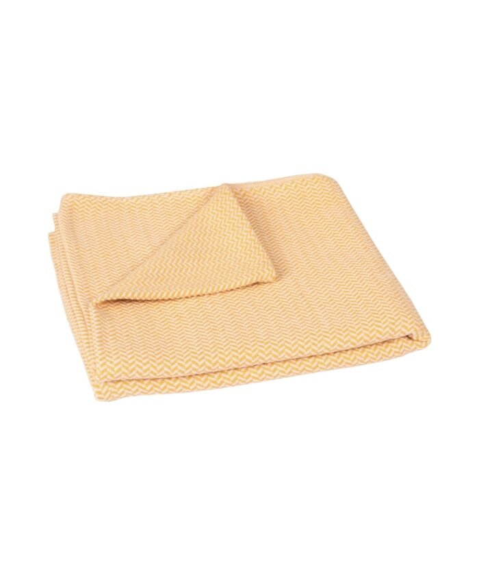 organic-manufacture- Natural Cotton Straw Blanket Mustard