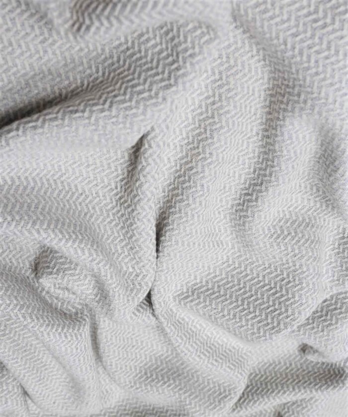 organic-manufacture- Natural Cotton Straw Blanket Gray