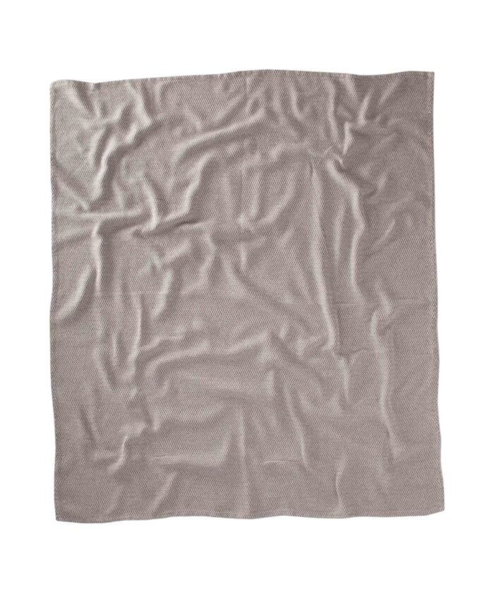 organic-manufacture- Natural Cotton Straw Blanket Gray