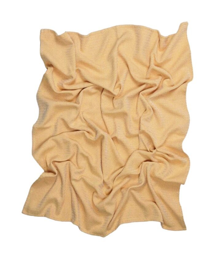 organic-manufacture- Natural Cotton Straw Blanket Mustard